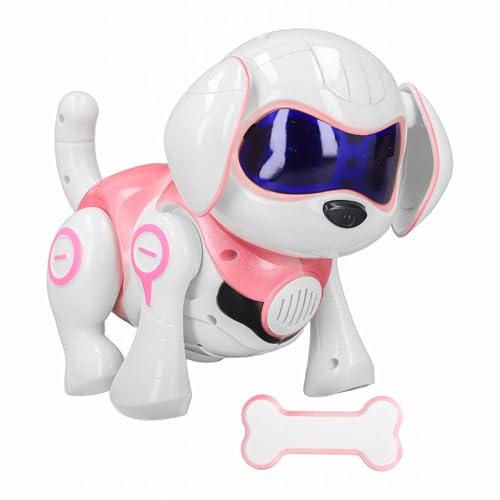 Keenso Roboter-Hundespielzeug, Interaktives Roboterspielzeug mit Musik und Licht, Tanzende Roboterspielzeug für, Weihnachtsgeburtstagsgeschenke (PINK) von Keenso