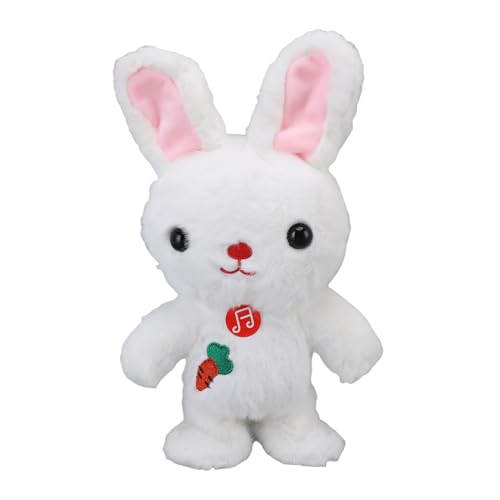 Keenso Talking Bunny Toy, Singen und Tanzendes Hasenplüschspielzeug, Interaktives und Wiederaufladbares Elektronisch Gefülltes Tier für, Gemütliche und Beruhigende Entwicklungsvorteile Keenso Talking Bunny Toy, Singen und Tanzendes Hasenplüschspielzeug, Interaktives und Wiederaufladbares Elektronisch Gefülltes Tier für, Gemütliche und Beruhigende Entwicklungsvorteile von Keenso