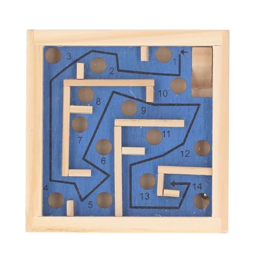 Labyrinthspiel, Puzzlespiel Maze Mable Ball Balance Toy für und Mädchen (Blue) von Keenso