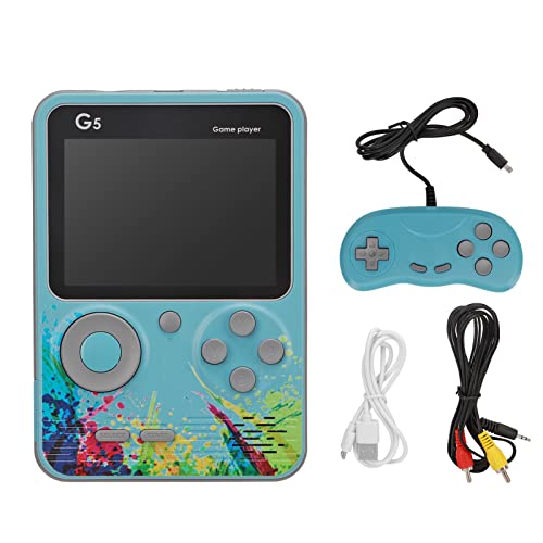 Mini-Handheld-Spielmaschine, 3-Zoll-HD-Farbbildschirm-Handheld-Spielkonsole für und Erwachsene, Tragbar, Wiederaufladbar, 500 in 1 G5-Spielkonsole von Keenso