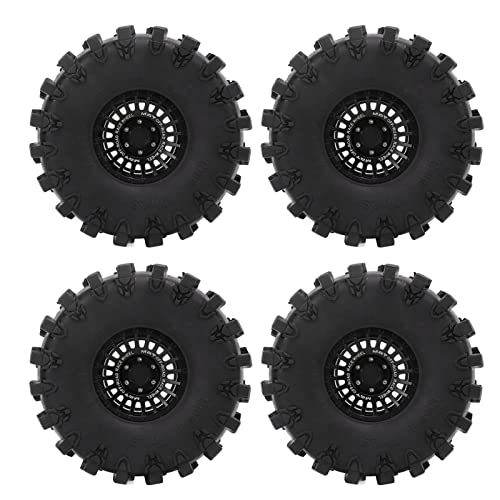 RC Car Tire, 4PCS 2,2 -Zoll -Aluminium -Legierungs -Hub -Gummi -Accessoire -Kit für DIY von Keenso