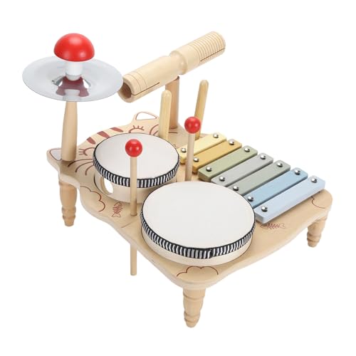 Schlagzeug, Montessori-Vorschul-Musikspielzeug, -Schlagzeug für und Mädchen von Keenso