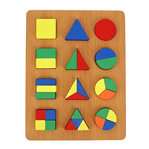 Spielzeug Zum Sortieren von Farben und Formen| Puzzle-Brett, Montessori-Vorschul-Lernspielzeug für Kleinkinder (Geometrie-Sensibilisierungstafel) von Keenso