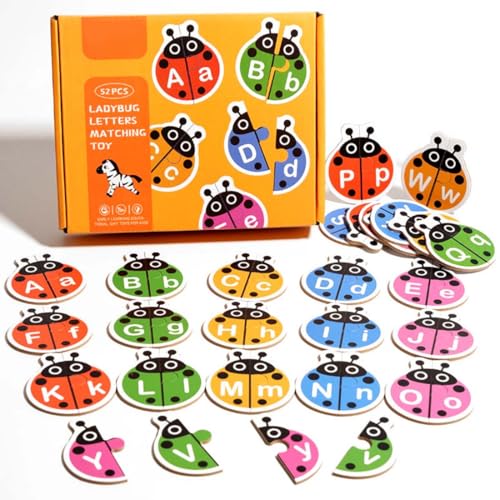 Alphabet Matching Puzzle Set, Alphabet passend Puzzle Set, Holz Alphabets Puzzles ABC Buchstaben Board, Alphabets Rätsel, Montessori Puzzles Blöcke Early Learning pädagogisches Spielzeug für Kinder Alphabet Matching Puzzle Set, Alphabet passend Puzzle Set, Holz Alphabets Puzzles ABC Buchstaben Board, Alphabets Rätsel, Montessori Puzzles Blöcke Early Learning pädagogisches Spielzeug für Kinder von Keeplus