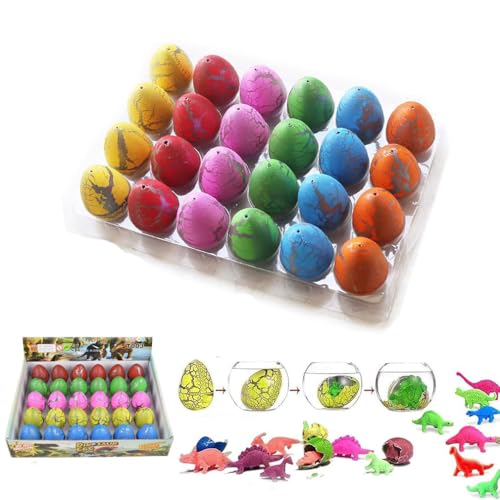 Easter Magic Hatching Growing Dinosaur Eggs, Dinosaur Eggs That Hatch In Water, Dinosaurier-Eier, die Spielzeug ausbrüten Züchte Dinosaurier-Eier, Dinosaurier Eier Spielzeug für Kinder (12Stk-Bunt) von Keeplus