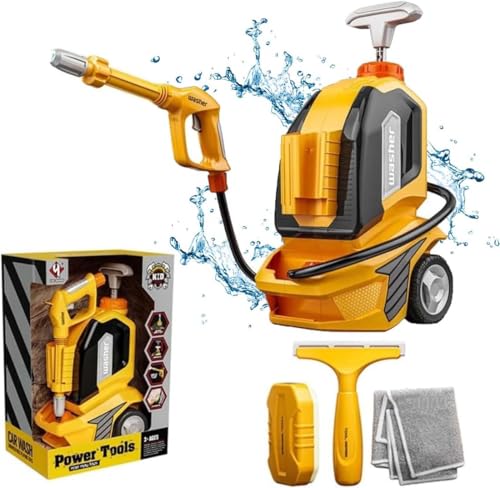 Kids Power Washer Toy, Kids Power Washer, Kinder Power Washer Spielzeug, Kinder Power Washer, Kinder sauberes Auto Waschen Spielzeug, Kinder Power Washer Spielzeug Reinigung Set Auto Waschen Kit von Keeplus