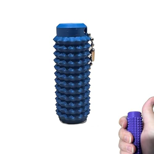 Little Ouchies Fidget, Pocket Mini Fidget Toy, Spiky Grippie Stim Keychain, Kleine Ouchies Fidget, Tasche Mini Fidget Spielzeug, Spiky Grippie Stim Schlüsselanhänger, Little Ouchies Fidget (Blau) von Keeplus