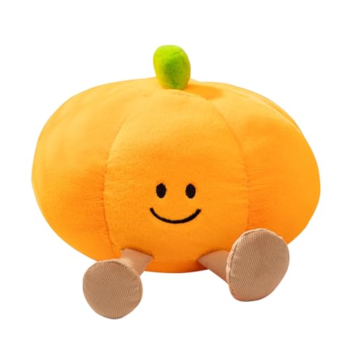 Halloween Kuscheltier Zierkissen Deko,Halloween Kissen Geist Halloween Deko,3D Plüsch Geist Kürbis Kuschelkissen Herbstdeko,Plüschkissen Spielzeug für Halloween Auto Schlafzimmer Wohnzimmer (A) von Keho Keho Kehongdun