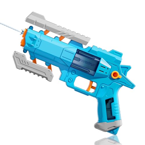 Wasserpistole Wasserspritzpistole Wasser Spielzeug für Kinder,Squirt Gun Wasser Spielzeug mit Großer Reichweite bis zu 4-6M 200ml Spielzeug,Outdoor Water Gun Schießspiel für Mädchen Junge (01) von Keho Keho Kehongdun