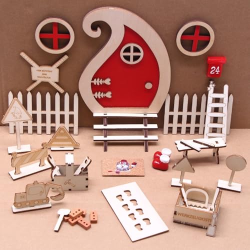 Weihnachten Deko Miniatur Puppenhaus,20 Stück Wichteltür Zubehör Weihnachten Set mit Wichtel Tür,Schuhe und Andere Zubehör,1:12 Mini Werkzeug Weihnachten Wichtelzubehör für Wichteltür Puppenhaus (02) Weihnachten Deko Miniatur Puppenhaus,20 Stück Wichteltür Zubehör Weihnachten Set mit Wichtel Tür,Schuhe und Andere Zubehör,1:12 Mini Werkzeug Weihnachten Wichtelzubehör für Wichteltür Puppenhaus (02) von Keho Keho Kehongdun