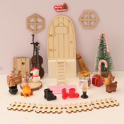Weihnachten Miniatur Puppenhaus,36 Stück Wichteltür Zubehör Weihnachten Set mit Schneeflocke Tür Weihnachtsbaum und Andere Zubehör,Werkzeug Weihnachtens Wichtelzubehör für Wichteltür Puppenhaus (05) Weihnachten Miniatur Puppenhaus,36 Stück Wichteltür Zubehör Weihnachten Set mit Schneeflocke Tür Weihnachtsbaum und Andere Zubehör,Werkzeug Weihnachtens Wichtelzubehör für Wichteltür Puppenhaus (05) von Keho Keho Kehongdun