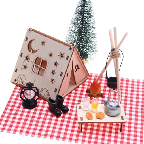 Weihnachten Miniatur Puppenhaus,Wichteltür Zubehör Weihnachten Set mit Holzzelt Teleskop Lagerfeuer und Andere Zubehör,Mini Werkzeug Weihnachten Wichtelzubehör für Wichteltür Puppenhaus (15 pcs) Weihnachten Miniatur Puppenhaus,Wichteltür Zubehör Weihnachten Set mit Holzzelt Teleskop Lagerfeuer und Andere Zubehör,Mini Werkzeug Weihnachten Wichtelzubehör für Wichteltür Puppenhaus (15 pcs) von Keho Keho Kehongdun