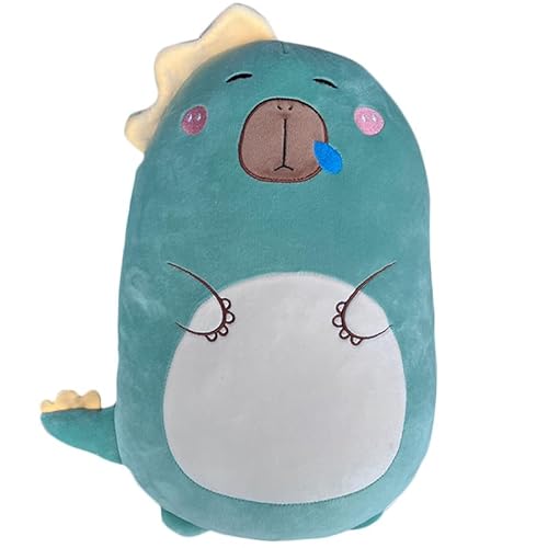 Dinosaurier Capybara Plüschtier Kawaii Dinosaurier Plüsch Kuscheltier Spielzeug Umarmung Kissen 17.71inch niedlich Capybara Stofftiere für Kinder,Capybara-Dinosaurier von Kekeso