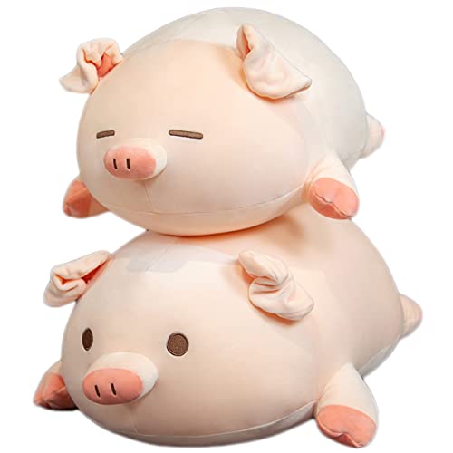 Kekeso Schwein Plüschtier Umarmungskissen Kuscheltier Plüschkissen Süßes (40cm/15.74inch, Big Eyes) von Kekeso