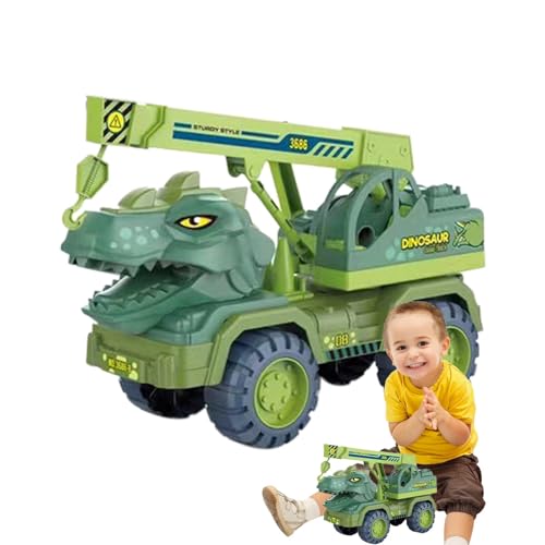 Kelburn Dinosaurier-LKW-Spielzeug,Dinosaurier-Transporter-LKW, Dinosaurier-Autotransport-Träger-LKW, Tiertransporter-LKW-Transportspielzeug für und Kleinkinder von Kelburn