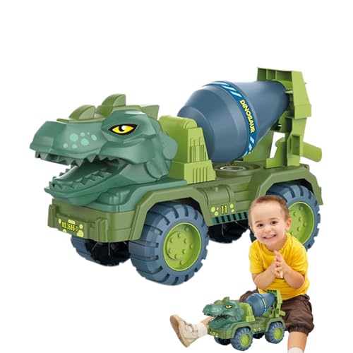 Kelburn Dinosaurier-Transporter-LKW,Dinosaurier-Transporter-LKW | Dinosaurier-Autotransport-Träger-LKW | Dinosaurier-Transporter-LKW-Trägerfahrzeug-Spielzeug für Kleinkinder und von Kelburn