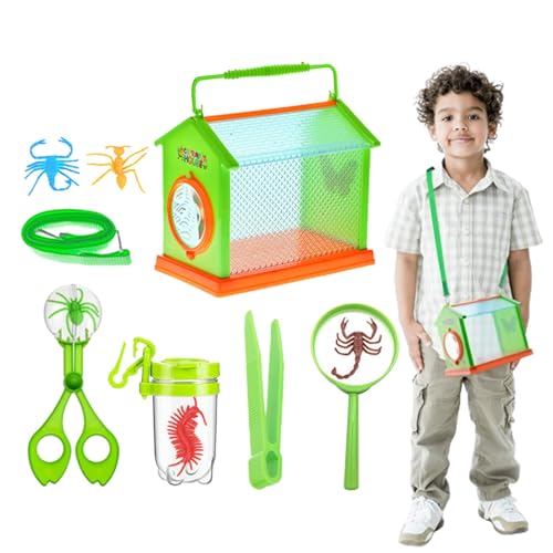 Naturbeobachtungsset,Beobachtungsset für Kinder, Wurm-Viewer-Spielzeug, Wissenschaftspädagogisches Kit, Beobachtungsbehälter, Outdoor-Kinder-Abenteuer-Tools-Kit für und Mädchen von Kelburn