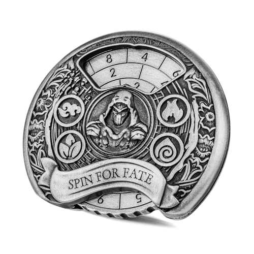 Rogue Fingerspitzen Gyro, DND Radwürfel Spinner, 7-in-1 Metall D&D Würfel, Roulette Würfel Spinner für DND, D&D Geschenke mit Drachen Logo Geschenktüte, MTG, Rollenspiel Brettspiel Zubehör, Silber Rogue Fingerspitzen Gyro, DND Radwürfel Spinner, 7-in-1 Metall D&D Würfel, Roulette Würfel Spinner für DND, D&D Geschenke mit Drachen Logo Geschenktüte, MTG, Rollenspiel Brettspiel Zubehör, Silber von Keller & Weber
