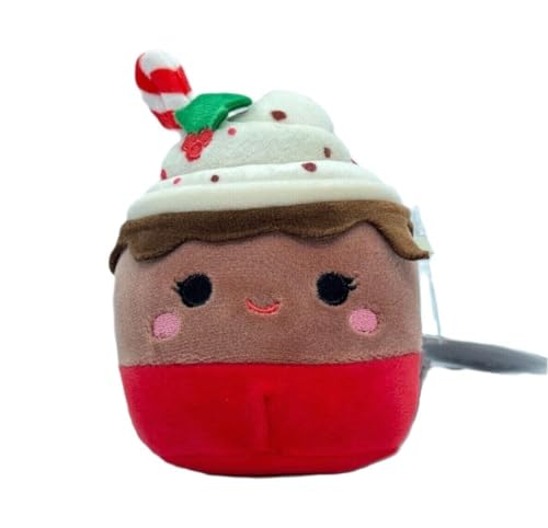 Squishmallows 10,2 cm Ornament Offiziell lizenziertes Kellytoy Plüsch – Sammlerstück, weiches und quetschbares Stofftierspielzeug, 10,2 cm (Sivi die heiße Schokolade, 10,2 cm) von Kelly Toy