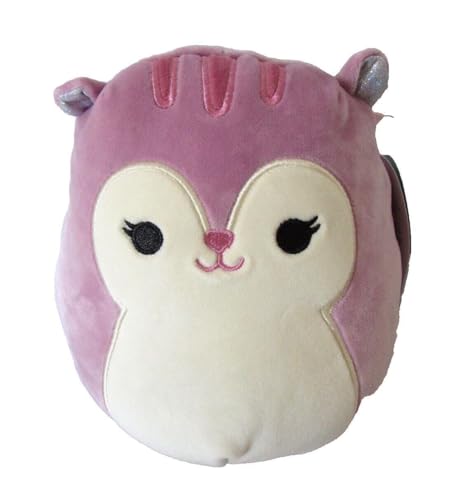 Squishmallows 19,1 cm Offiziell lizenziertes Kellytoy Plüsch – Sammlerstück, weiches & Squishy Stofftier Spielzeug 19,1 cm (Allina das Eichhörnchen 19,1 cm) von Kelly Toy