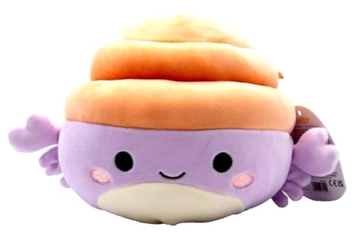 Squishmallows 19,1 cm Offiziell lizenziertes Kellytoy Plüsch – Sammlerstück, weiches und quetschbares Stofftierspielzeug, 19,1 cm (7,5 Zoll) (Arco The Hermit Crab 19,1 cm) von Kelly Toy