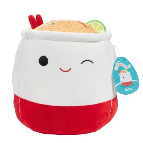 Squishmallows 19,1 cm Offiziell lizenziertes Kellytoy Plüsch – Sammlerstück, weiches und quetschbares Stofftierspielzeug, 19,1 cm (Daley The Takeout Noodles 19,1 cm) von Kelly Toy