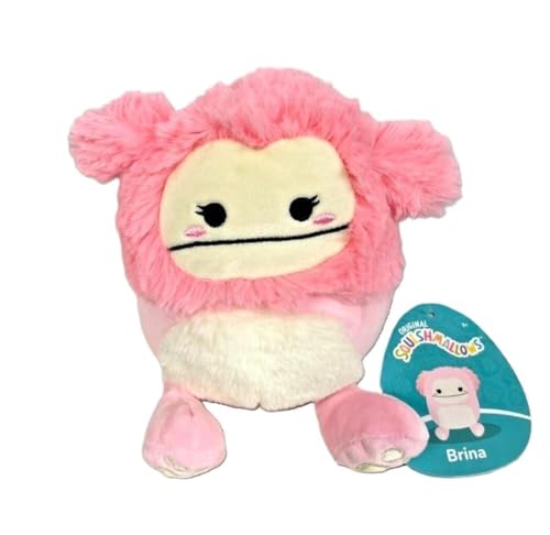 Squishmallows Bigfoot Offiziell lizenziertes Kellytoy Plüsch, Sammlerstück, weiches und quetschbares Stofftierspielzeug (Brina der Bigfoot, 12,7 cm) von Kelly Toy