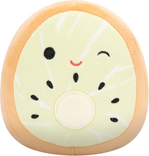 Squishmallows Gemüse- und Obstkollektion, offiziell lizenziertes Kellytoy Plüsch, weiches und quetschbares Stofftierspielzeug (Kachina die Kiwi, 12,7 cm) von Kelly Toy