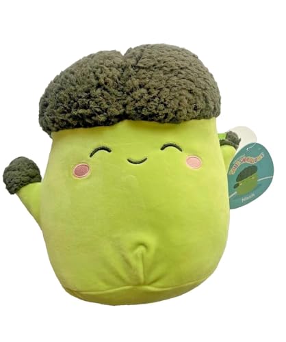 Squishmallows Gemüse- und Obstkollektion, offiziell lizenziertes Kellytoy Plüsch, weiches und quetschbares Stofftierspielzeug (Nash The Broccoli, 20,3 cm) von Kelly Toy