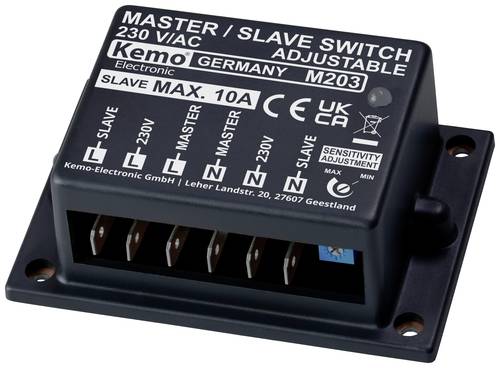 Kemo M203 Master Slave Schalter Baustein 230 V/AC von Kemo