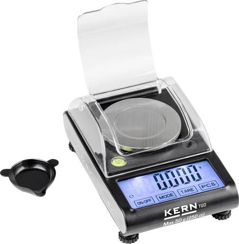 Kern TGD 50-3C Taschenwaage Wägebereich (max.) 50g Ablesbarkeit 0.001g batteriebetrieben Mehrfarbig von Kern