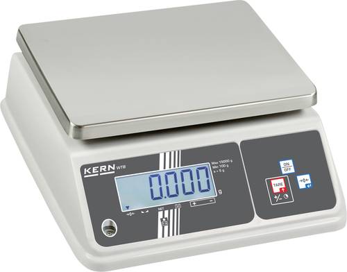 Kern WTB 3K-4N Tischwaage Wägebereich (max.) 3kg Ablesbarkeit 0.5g netzbetrieben, akkubetrieben von Kern