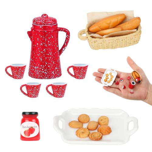 Miniatur Wichtel Zubehör,Porzellan Kaffee Teeservice Geschirr Puppenhaus Zubehör Puppenhaus Geschirr Puppengeschirr Porzellan Tee Zubehör Wichtel Zubehör Kaffee für 1/12 Puppenhaus Miniatur Wichtel Zubehör,Porzellan Kaffee Teeservice Geschirr Puppenhaus Zubehör Puppenhaus Geschirr Puppengeschirr Porzellan Tee Zubehör Wichtel Zubehör Kaffee für 1/12 Puppenhaus von Keruhsci