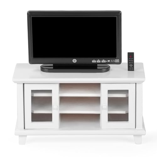 Puppenhaus Möbel,Miniatur TV und Fernsehschrank Miniatur Fernseher Schrank Puppenhaus Zubehör Holz Wichtel Möbel Puppenhaus Wohnzimmer Puppenhaus Möbel,Miniatur TV und Fernsehschrank Miniatur Fernseher Schrank Puppenhaus Zubehör Holz Wichtel Möbel Puppenhaus Wohnzimmer von Keruhsci