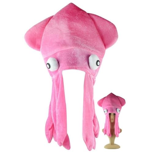 Tintenfisch-hut, Lustige Party-hüte, Oktopus-hut, Meerestier-hut, Verrückte Hüte, Kostüm-party, Dress Up, Cosplay-requisiten, Zubehör Für Kinder Und Erwachsene von Keuyeo