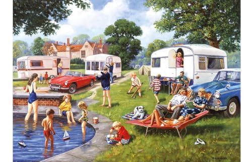 Kevin Walsh 1000 Teile Nostalgie Collection Caravan Holiday Puzzle von Kevin Walsh