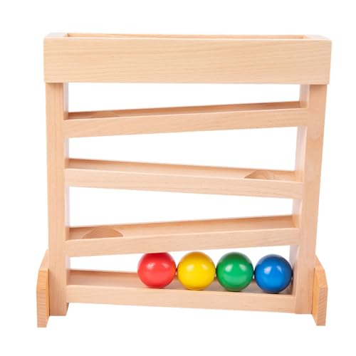 Kexpery Montessori-Balllabyrinth, frühes Entwicklungsspielzeug, Balllauf-Spielzeug, tolles Geburtstagsgeschenk, Montessori-Ball-Drop-Spielzeug for 1–3-Jährige for Jungen und Mädchen von Kexpery