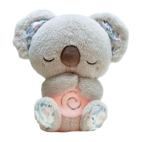 Kexpery Niedliche Koala-Baby-Soundmaschine mit Musiklichtern, rhythmische Atembewegung, Schlafmusik-Spielzeug, musikalisches Babyspielzeug for Neugeborene von Kexpery