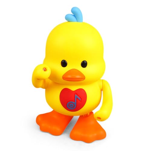 Kexpery Quack tanzende Ente mit Musik und Lichtern, tanzende, gehende gelbe Ente, tanzende und singende musikalische Ente, Geschenk for Kinder ab 1 Jahr, Kleinkinder, Jungen und Mädchen von Kexpery
