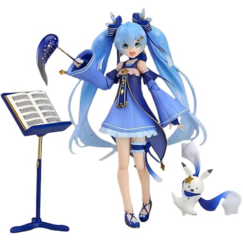 Keyhvao Astral-Miku-Figur, 14 cm, Fairyland-Beweglichkeit, Modellstatuen, Schneemiku, Anime-Figuren, niedliche Dekoration, PVC-Material, Geschenke für Fans, Unisex von Keyhvao