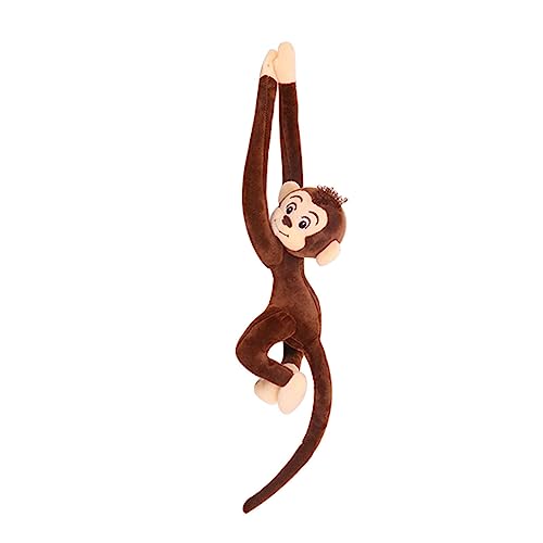 70cm Plüschtier Niedliche Langarmiger Hängende Gibbons Stofftier, Kindersicheres Kuscheltier Äffchen, Hanging Monkey Für Kinder Mädchen Und Jungen (A) von Keysun