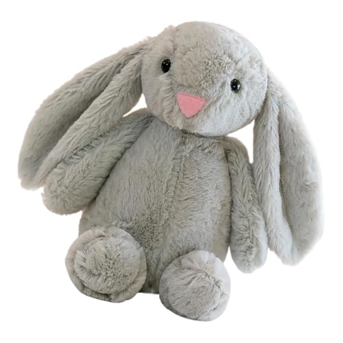 Keyubria 28 cm Großes Plüschhasen Stofftier, Hase Kuscheltier, Plüschhasen Geschenk, Plüschtier Mit Schlappohren, Plüsch Osterhasen Plüschtiere Für Kleinkinder, jungens, Mädchen, Kinder von Keyubria