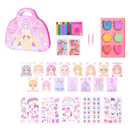 Spielzeug Kosmetikset Für Kinder, Kinderschminke Set Mädchen, Gefälschtes Kosmetikset, Mädchen Make Up Sets,süßes Kinder Make Up Set Für Zuhause, Kindergarten, Kindergarten, Party von Keyubria