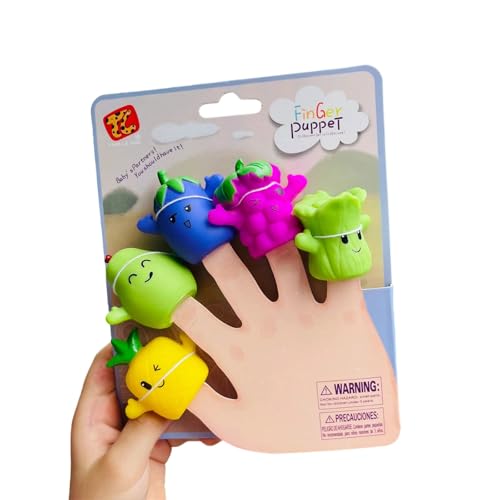 5 x Handpuppen mit Tieren, aus weichem Gummi, PVC, Spielzeug für Kleinkinder, interaktive Spielaktivitäten für Kinder, Rollenspielzeug 5 x Handpuppen mit Tieren, aus weichem Gummi, PVC, Spielzeug für Kleinkinder, interaktive Spielaktivitäten für Kinder, Rollenspielzeug von Kfwfuaee