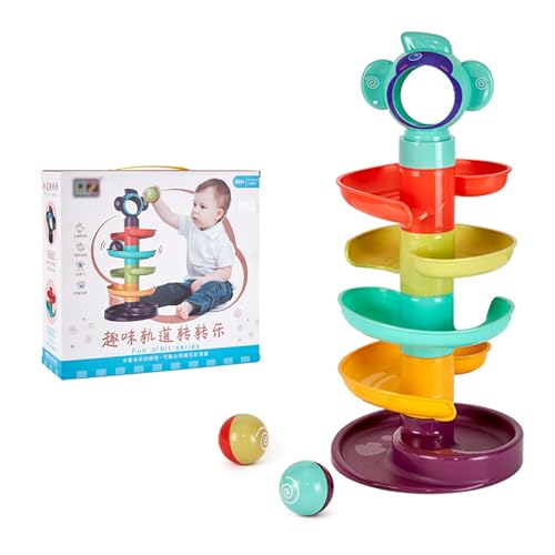 Baldrop Roll Turmball-Turm, pädagogisches Entwicklungsspielzeug für Jungen und Mädchen von 2 bis 4 Jahren Baldrop Roll Turmball-Turm, pädagogisches Entwicklungsspielzeug für Jungen und Mädchen von 2 bis 4 Jahren von Kfwfuaee