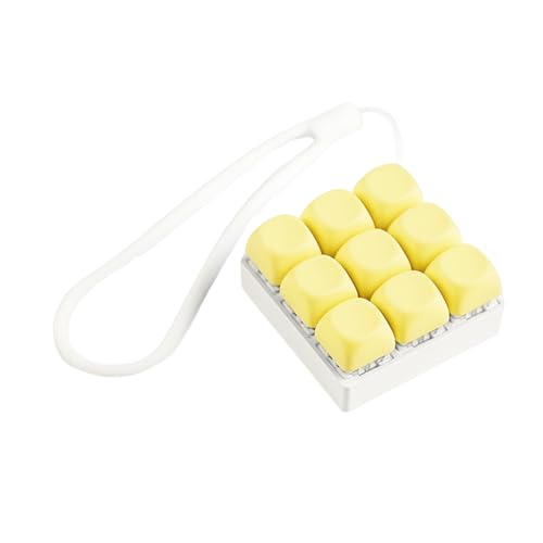 Bunte Tastatur Click Schlüsselanhänger Spielzeug Tester Deckel Tester Stressabbau 9 Ersatztasten mit mechanischem Schalter Bunte Tastatur Click Schlüsselanhänger Spielzeug Tester Deckel Tester Stressabbau 9 Ersatztasten mit mechanischem Schalter von Kfwfuaee