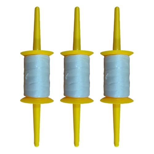 Ergonomische Drachenschnur, 3 Stück à 150 m aus strapazierfähigem Polyestergarn, rutschfest, rutschfest, für Familienaktivitäten Ergonomische Drachenschnur, 3 Stück à 150 m aus strapazierfähigem Polyestergarn, rutschfest, rutschfest, für Familienaktivitäten von Kfwfuaee