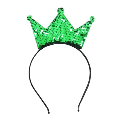 Kfwfuaee Haarreif mit glitzernden Pailletten für Mädchen, Geburtstagsparty, Geburtstagsparty, Haar-Accessoires Kfwfuaee Haarreif mit glitzernden Pailletten für Mädchen, Geburtstagsparty, Geburtstagsparty, Haar-Accessoires von Kfwfuaee