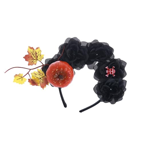 Kfwfuaee Halloween Stirnband Blumenkürbisse Stirnbandschädel Haar Hoop Für Cosplay Kostümverkleidung Partyzubehör Stirnbänder Für Frauen Kfwfuaee Halloween Stirnband Blumenkürbisse Stirnbandschädel Haar Hoop Für Cosplay Kostümverkleidung Partyzubehör Stirnbänder Für Frauen von Kfwfuaee
