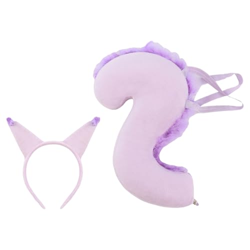 Kfwfuaee Kostüm Eichhörnchen Tier Eichhörnchen Ohr und Schwanz Set Halloween Party Kostüm Cosplay Kfwfuaee Kostüm Eichhörnchen Tier Eichhörnchen Ohr und Schwanz Set Halloween Party Kostüm Cosplay von Kfwfuaee